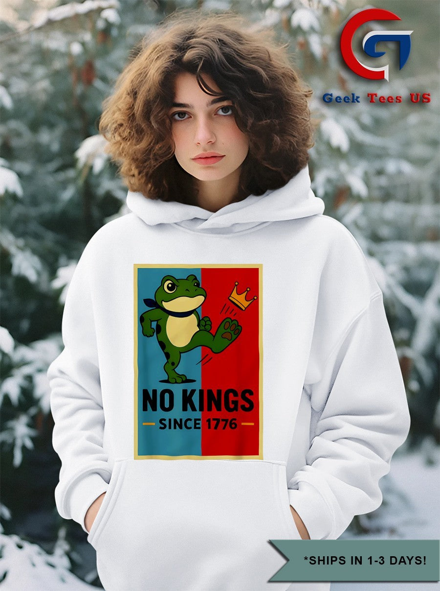 Portland Frog Protest kick out no kings since 1776 shirt