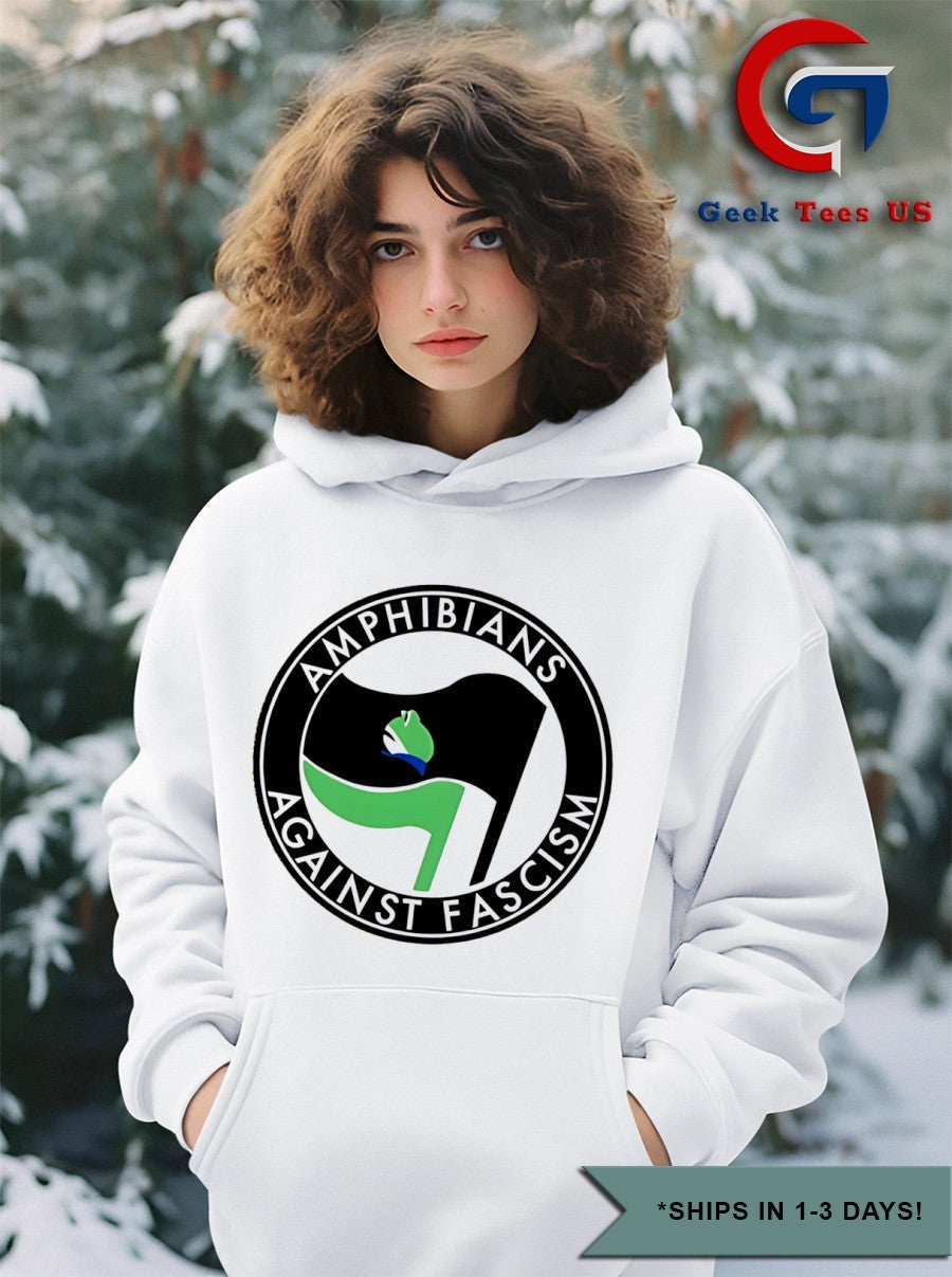 Portland Frogs Amphibians Against Fascism Antifa shirt