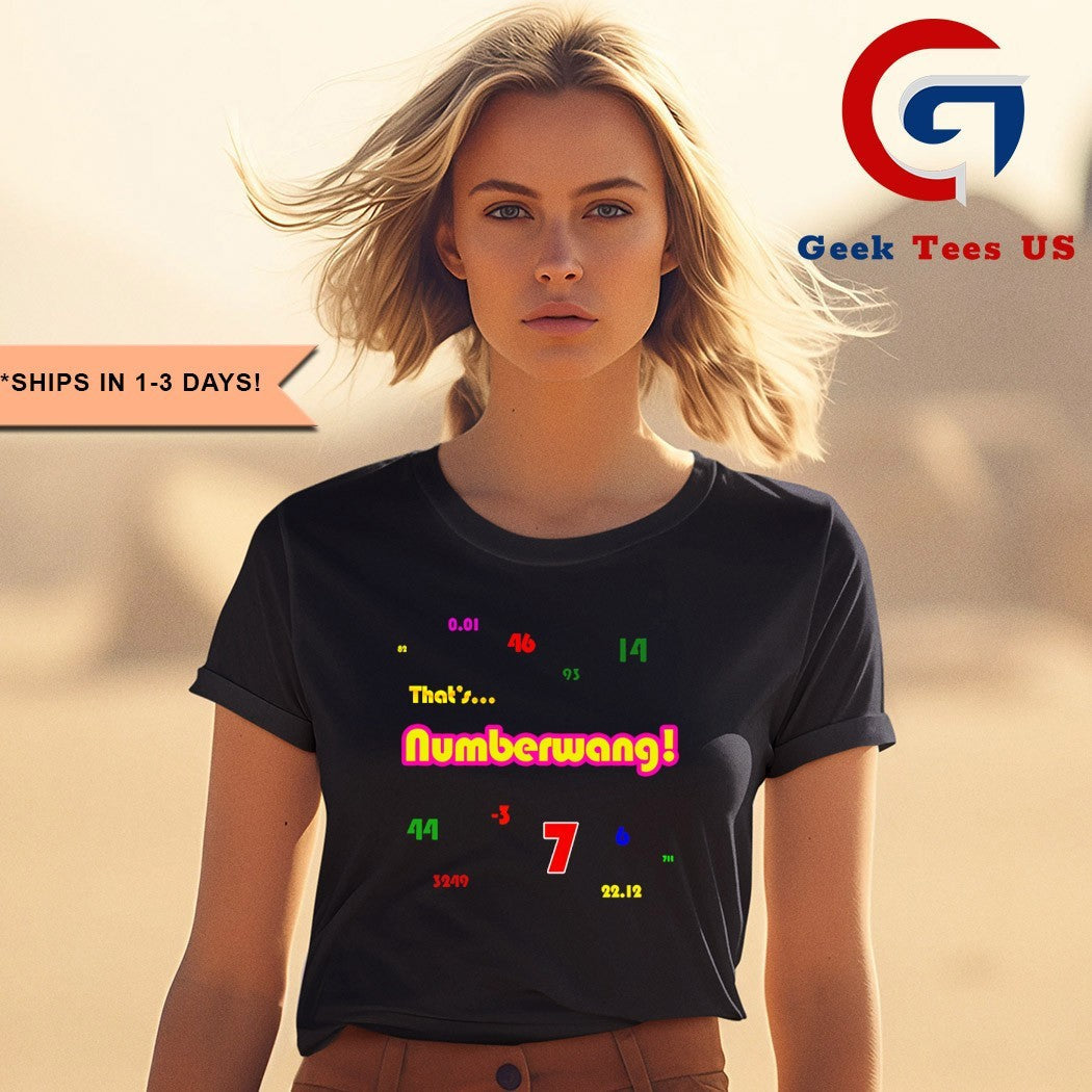 Powerball Numbers Numberwang shirt