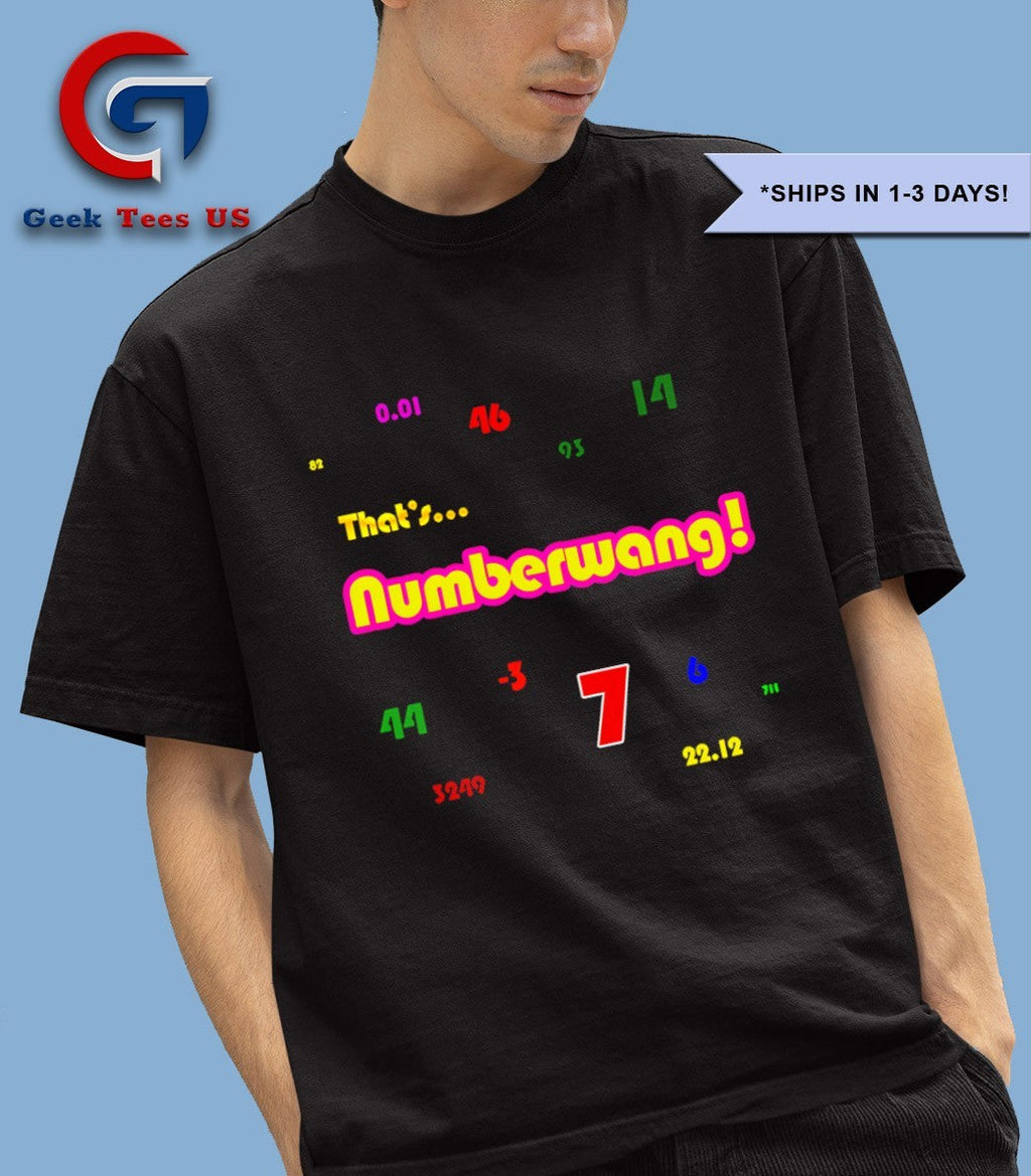 Powerball Numbers Numberwang shirt