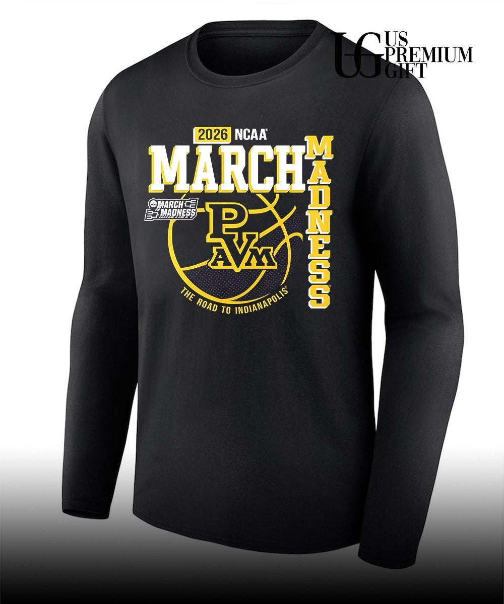 Prairie View A&M Panthers basketball 2026 NCAA March Madness The Road To Indianapolis shirt