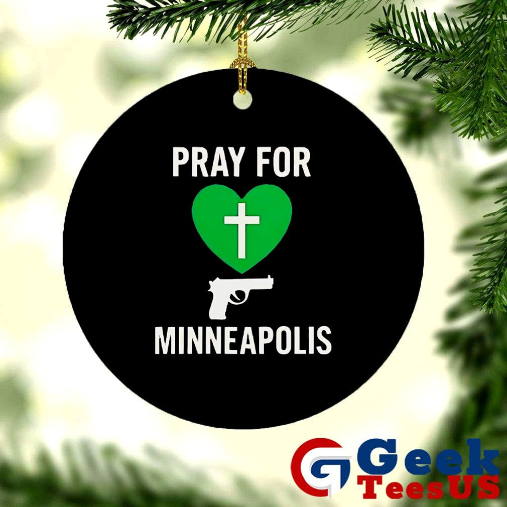 Pray for Minneapolis guns T-shirt