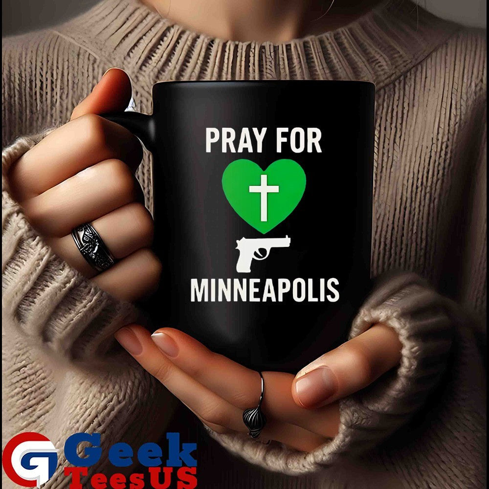 Pray for Minneapolis guns T-shirt