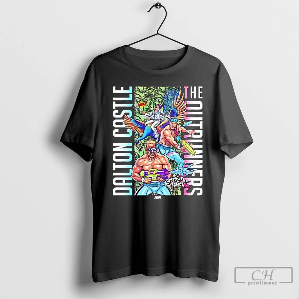 Premium Aew Dalton Castle The Outrunners Splash Graphic