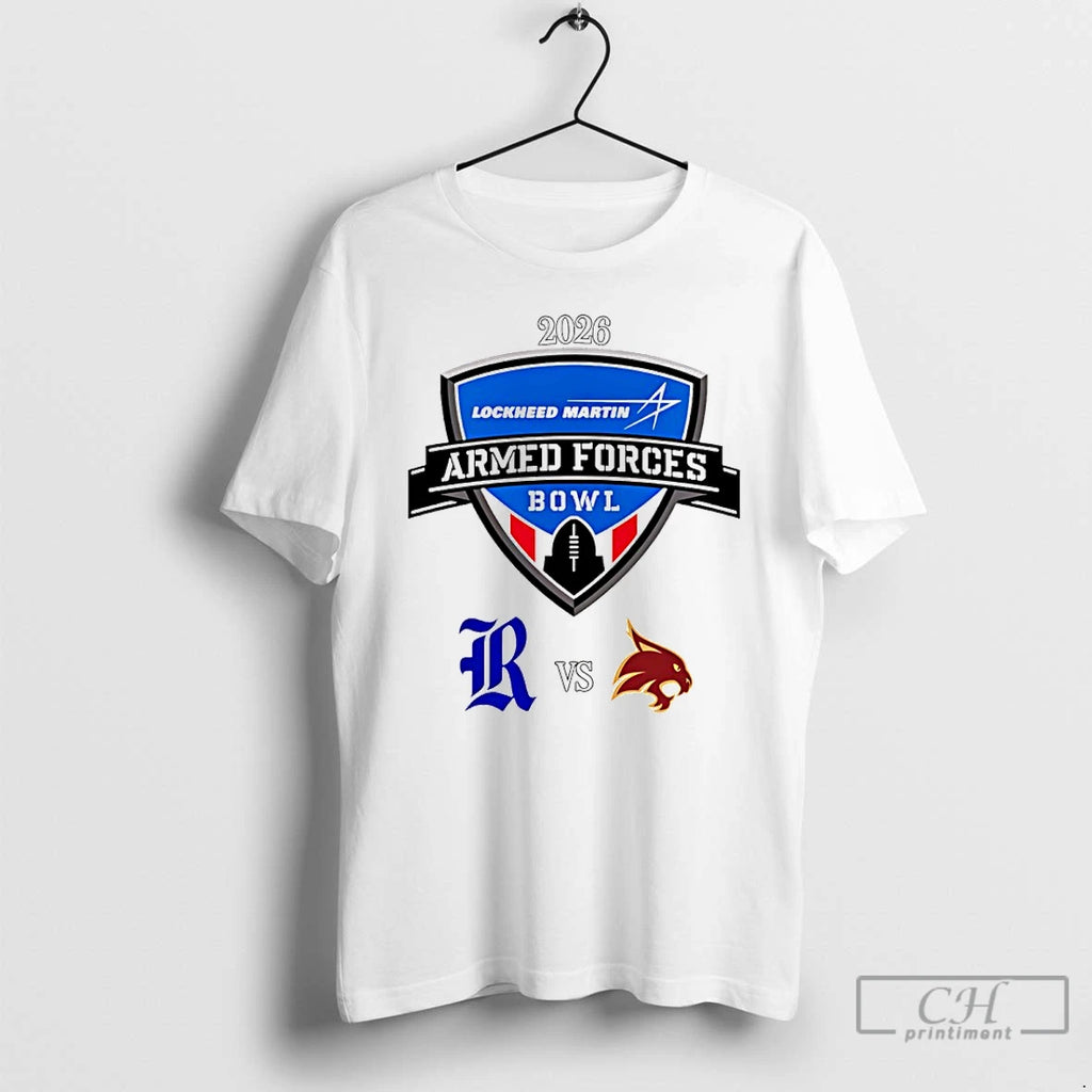 Premium Armed Forces Bowl 2026 Rice Vs Texas State