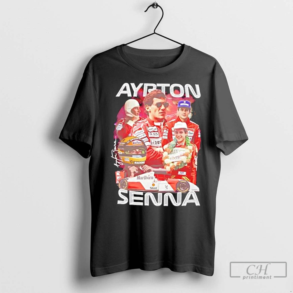 Premium Ayrton Senna Legendary F1 Racer