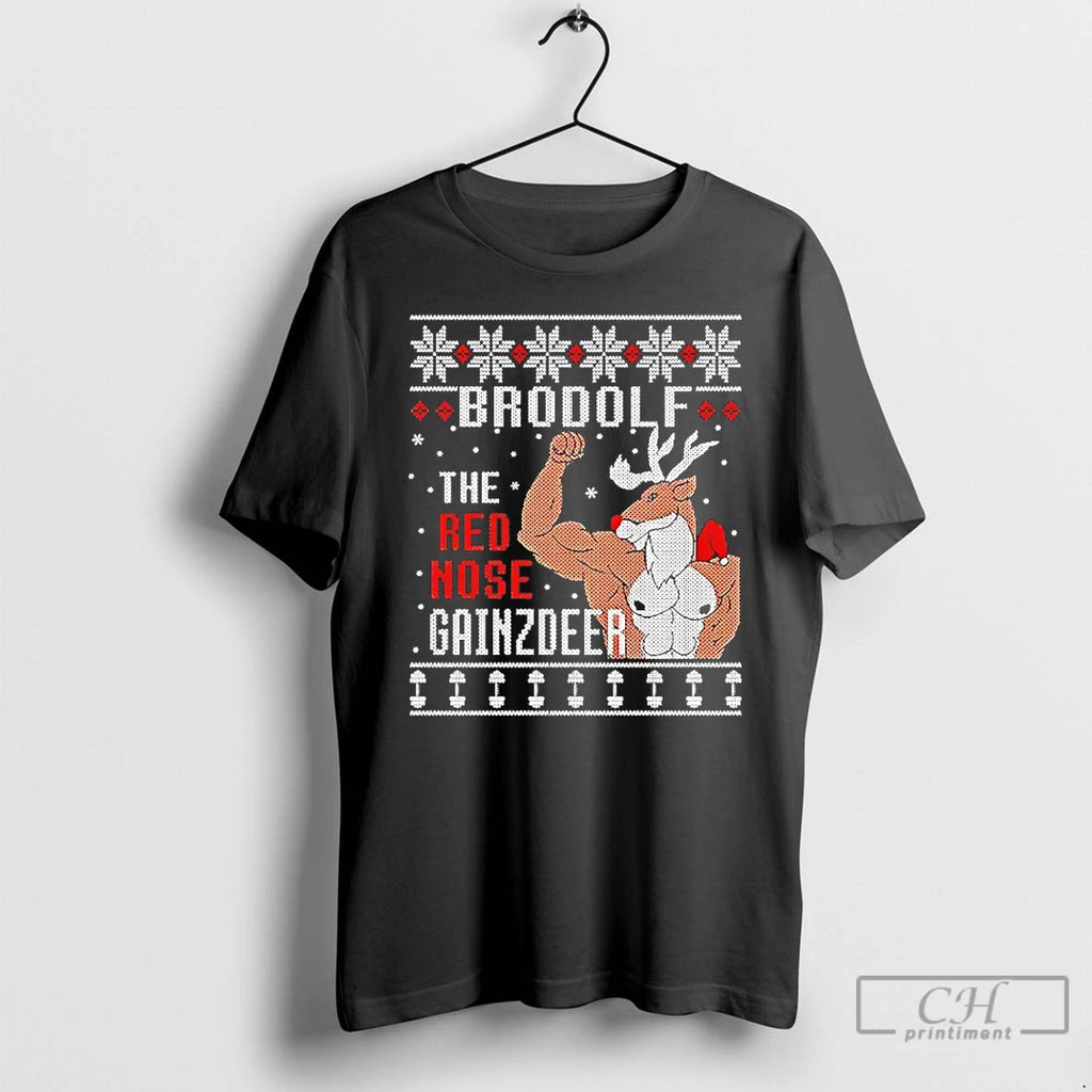 Premium Brodolf The Red Nose Gainzdeer Christmas