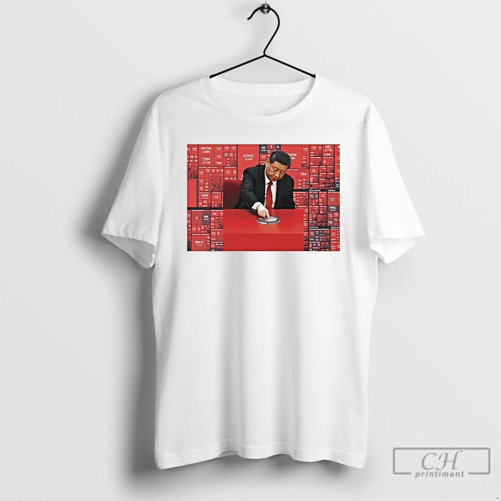 Premium Chaos Xi Jinping Photo T Shirts