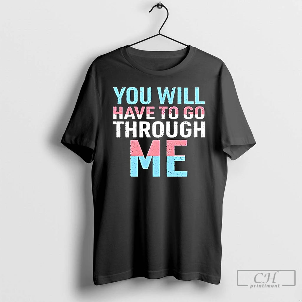 Premium David Tennant You Will Have To Go Through Me Trans T Shirts