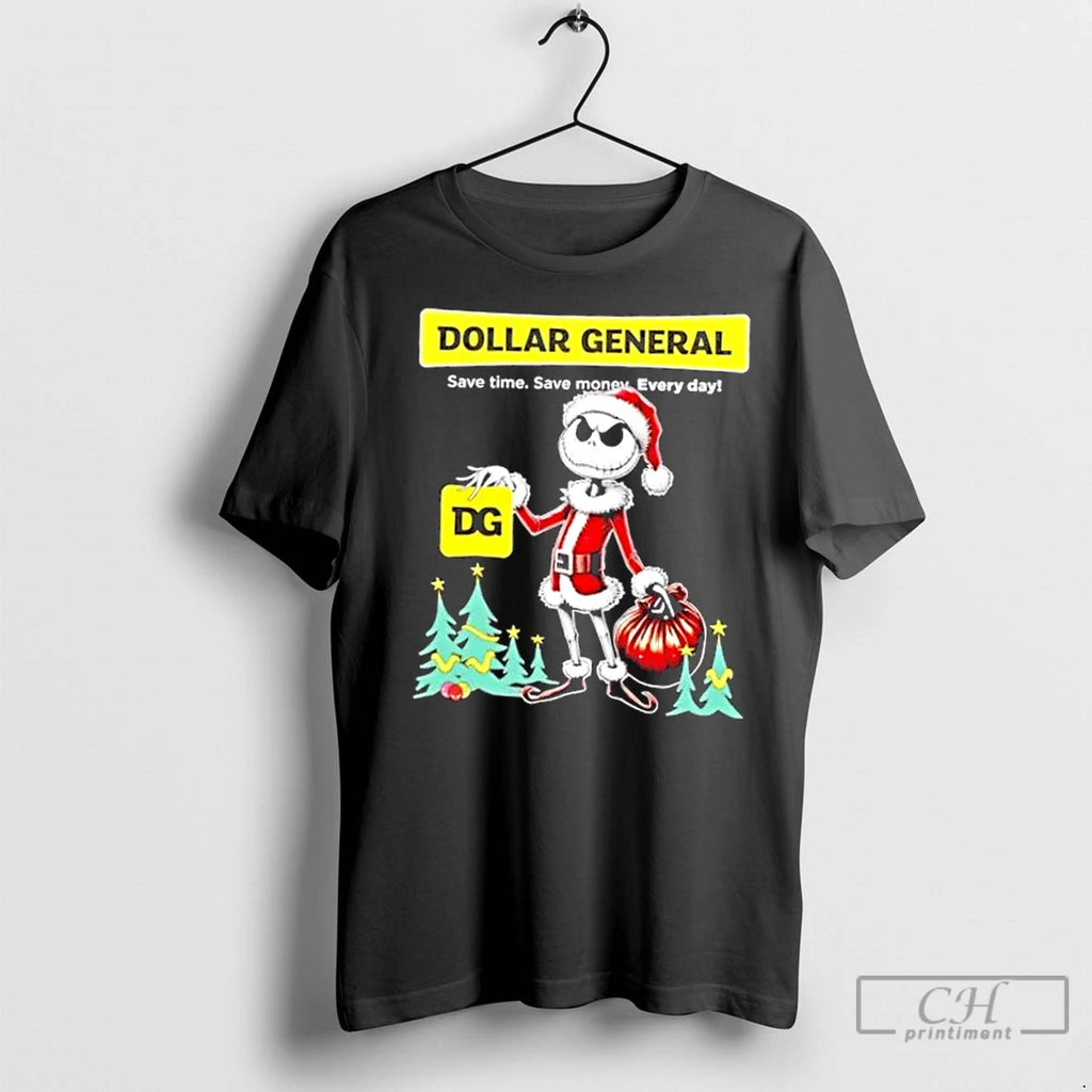 Premium Dollar General X Jack Skellington Santa Isnt Real Christmas