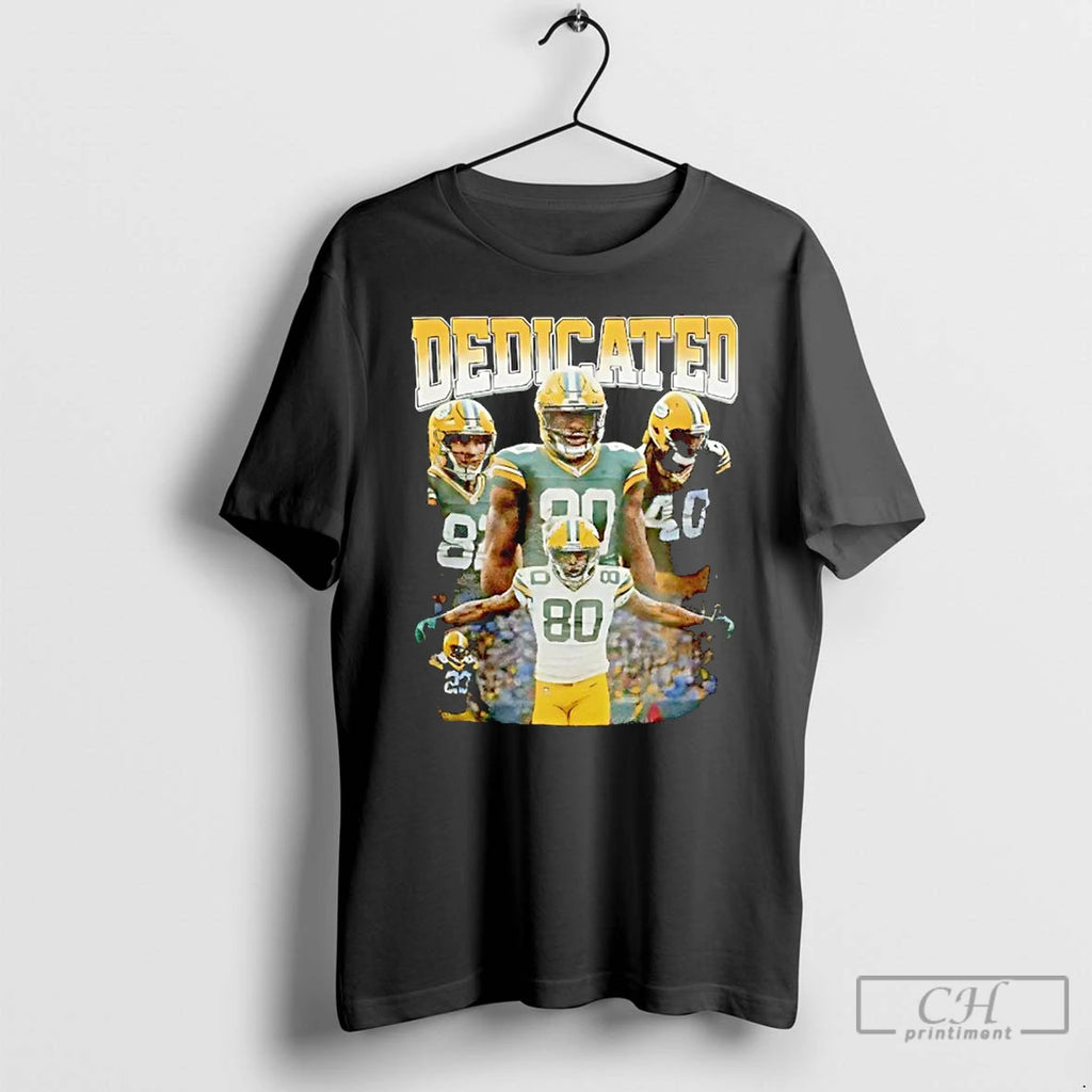 Premium Donald Driver And Josh Whyle And Omar Brown Green Bay Packers Graphic T Shirts
