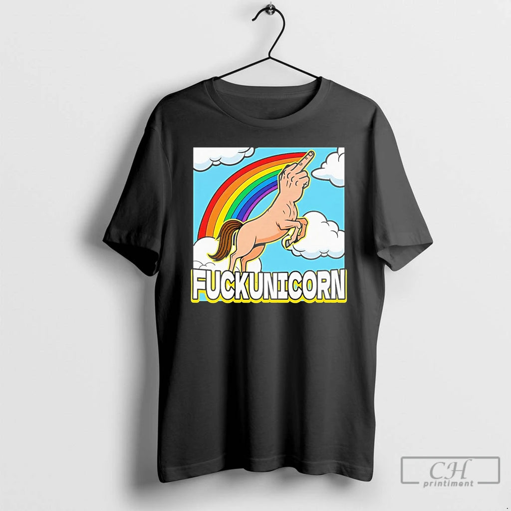 Premium Fuckunicorn Unicorn Middle Finger