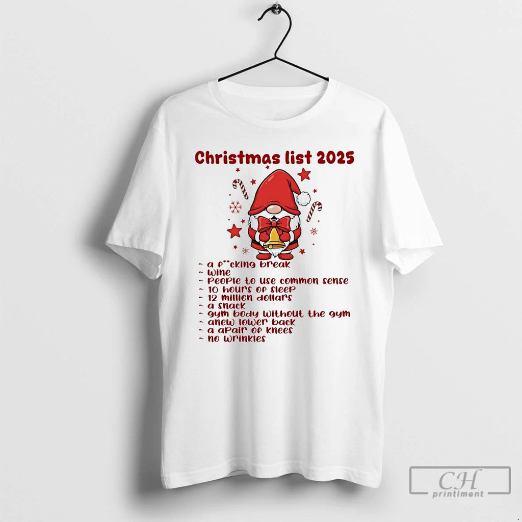 Premium Gnome Christmas List 2025