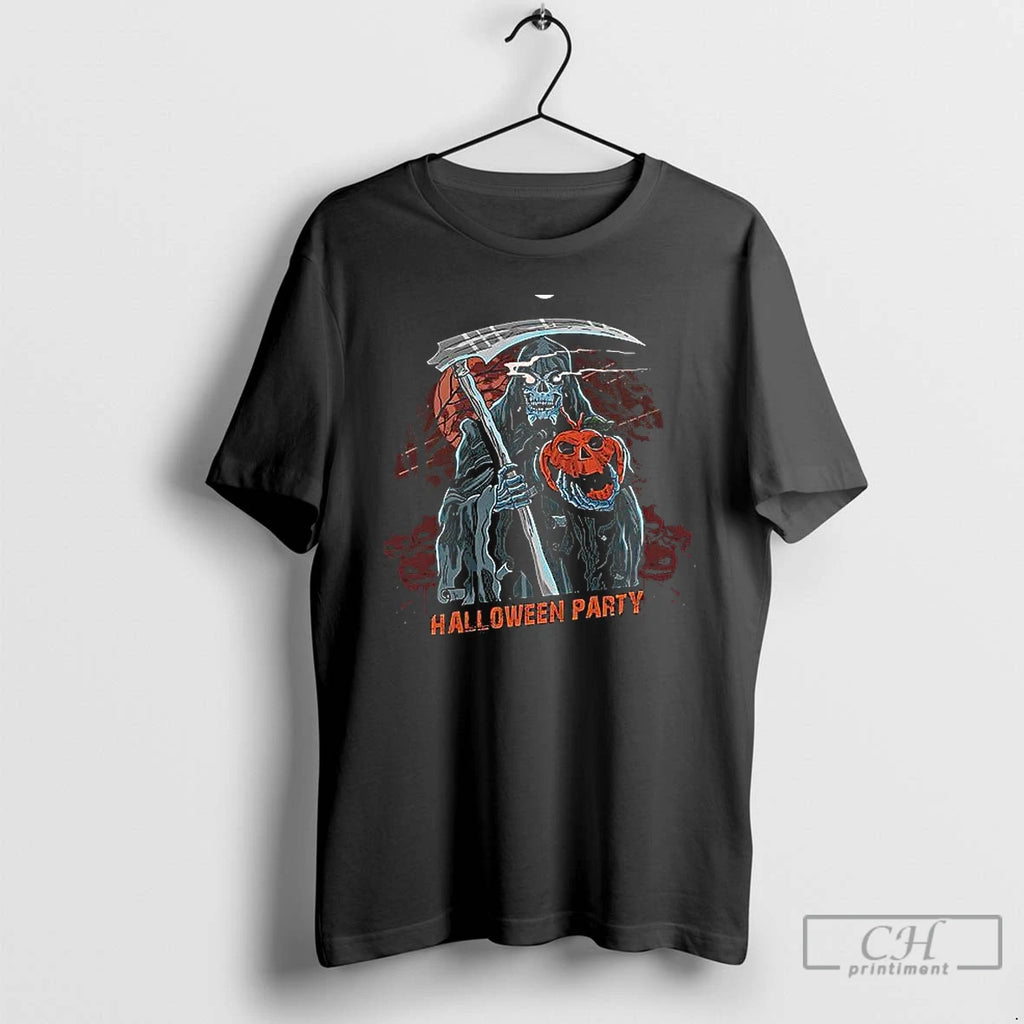 Premium Halloween Party Death Vintage T Shirts
