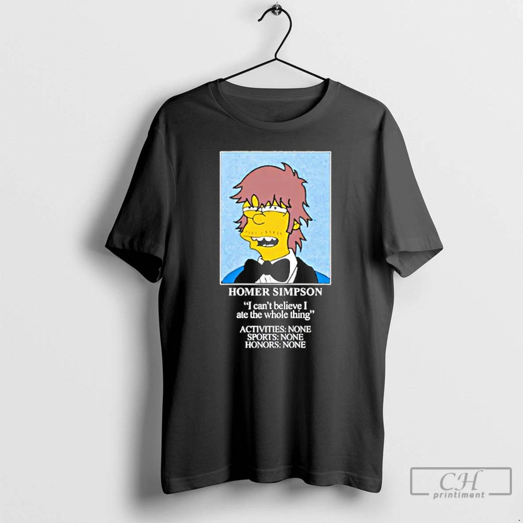 Premium Homer Simpson I Cant Believe I Ate The Whole Thing