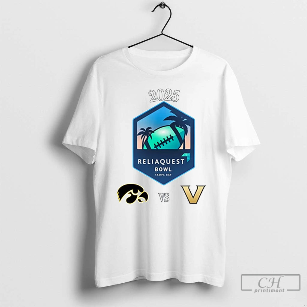 Premium Iowa Hawkeyes Vs Vanderbilt Commodores 2025 Reliaquest Bowl