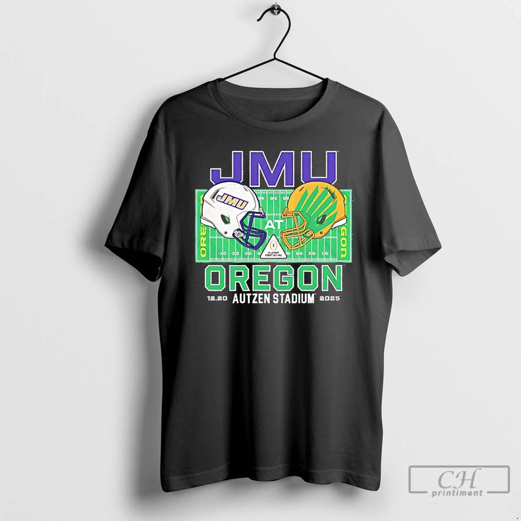 Premium Jmu Vs Oregon College Football Playoff Autzen Stadium 2025