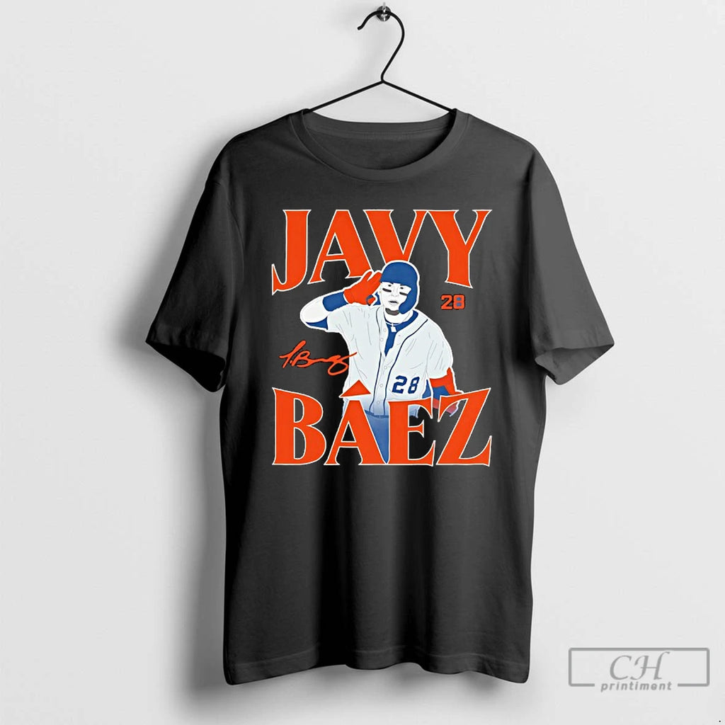 Premium Javy Baez Detroit Tigers Baseball Mlb Signature T Shirts