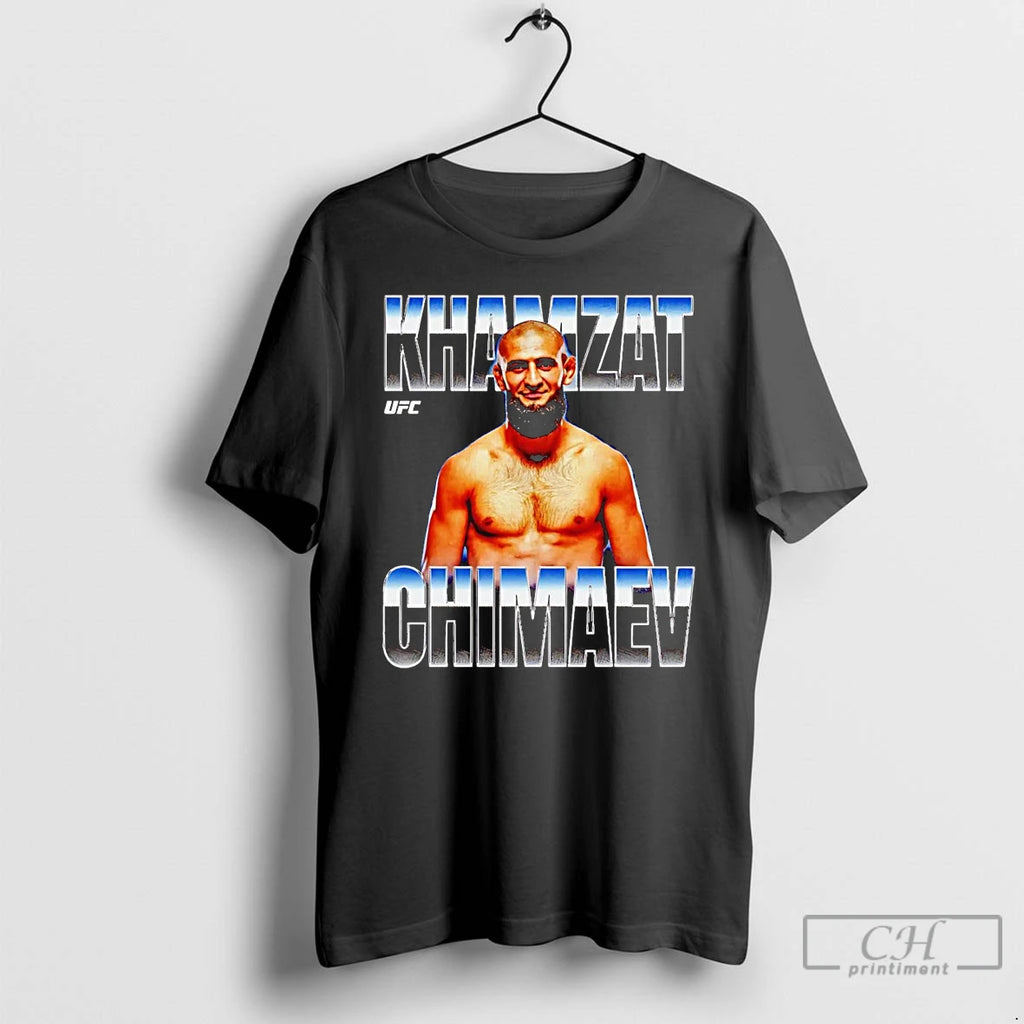 Premium Khamzat Chimaev Fighter Name Ufc T Shirts