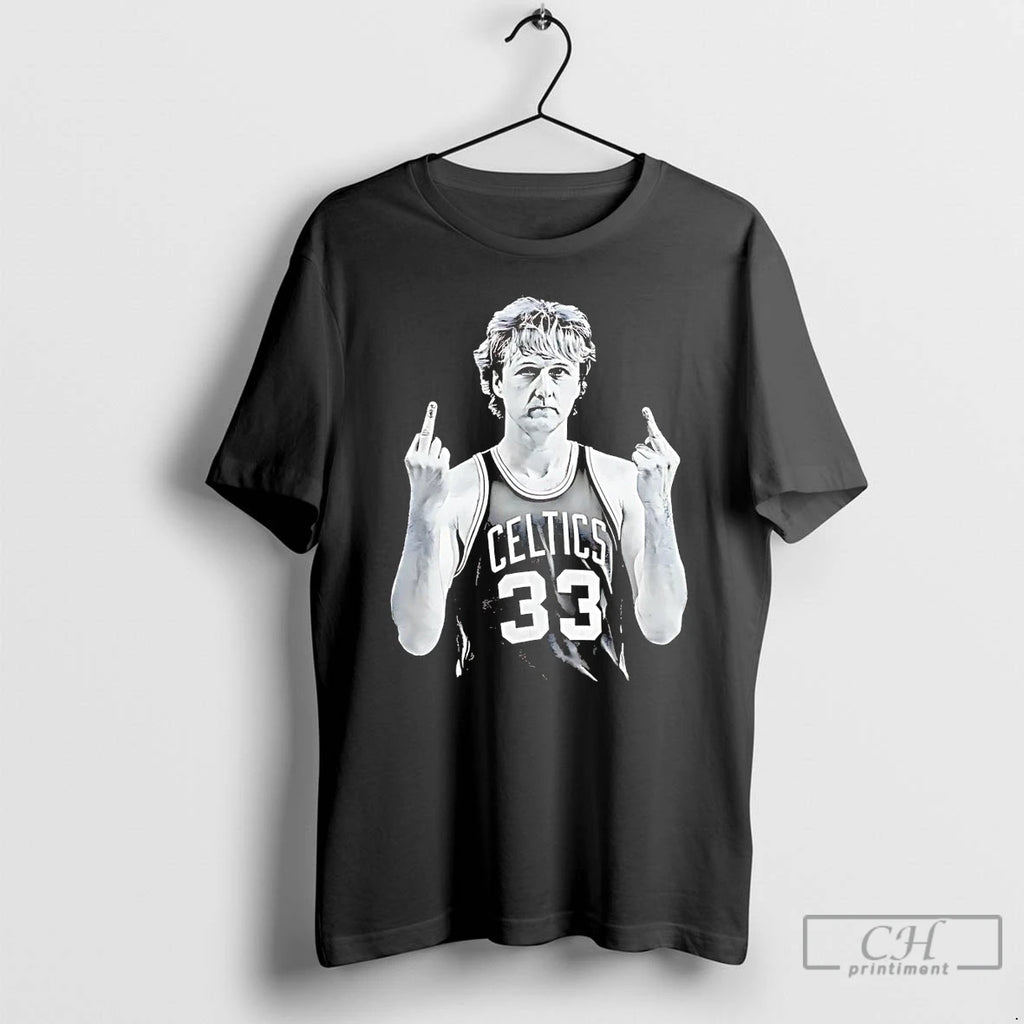 Premium Larry Bird Legend Middle Finger