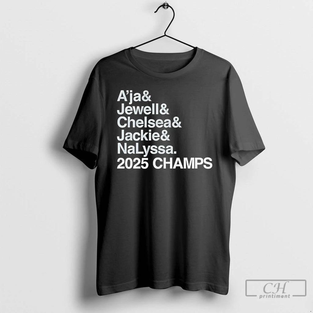 Premium Las Vegas Aces Player Aja Jewell Chelsea Jackie Nalyssa 2025 Wnba Finals Champions