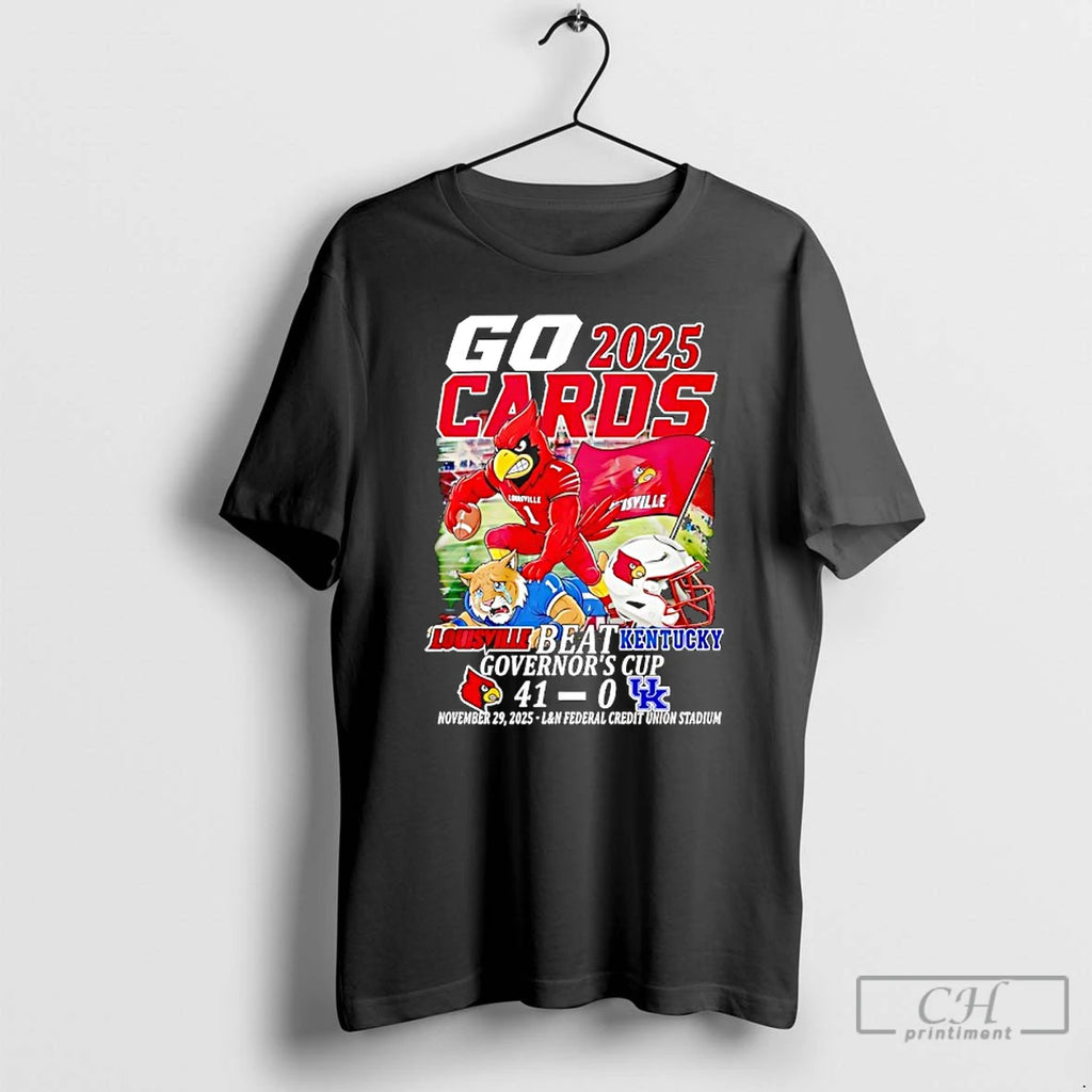 Premium Louisville Cardinals Beat Kentucky Wildcats 41 0 2025 Go Cards