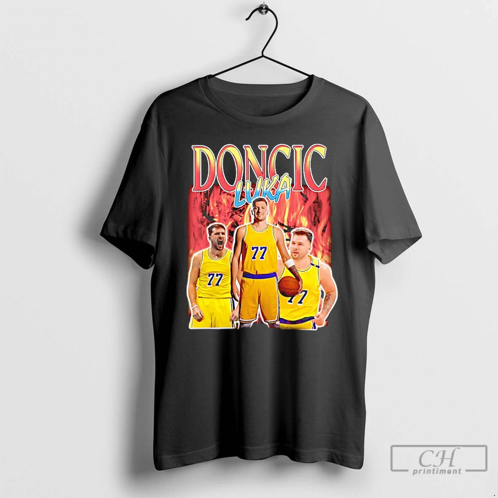 Premium Luka Doncic Los Angeles Lakers Fire Vintage