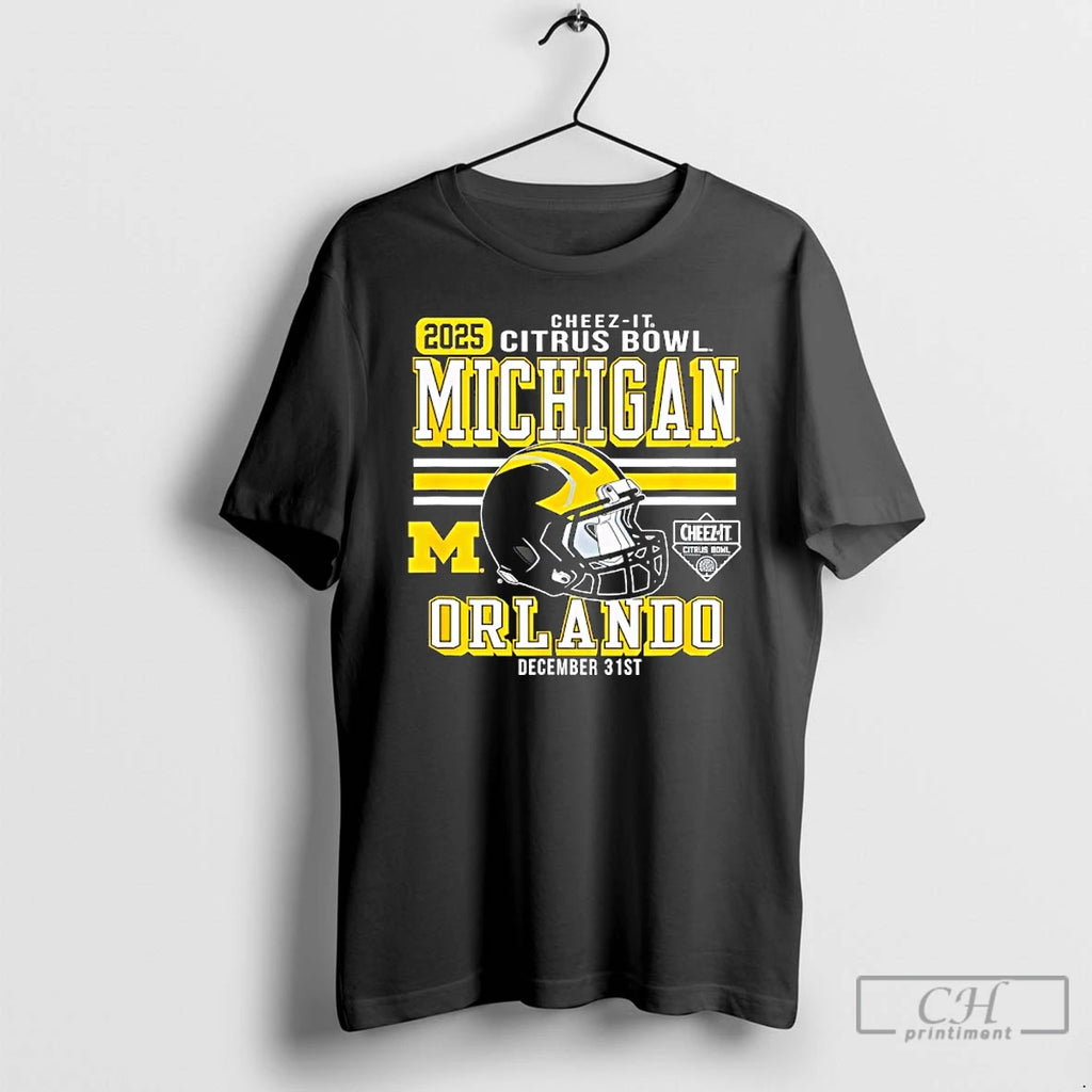 Premium Michigan Wolverines Cheez It Citrus Bowl Michigan 2025