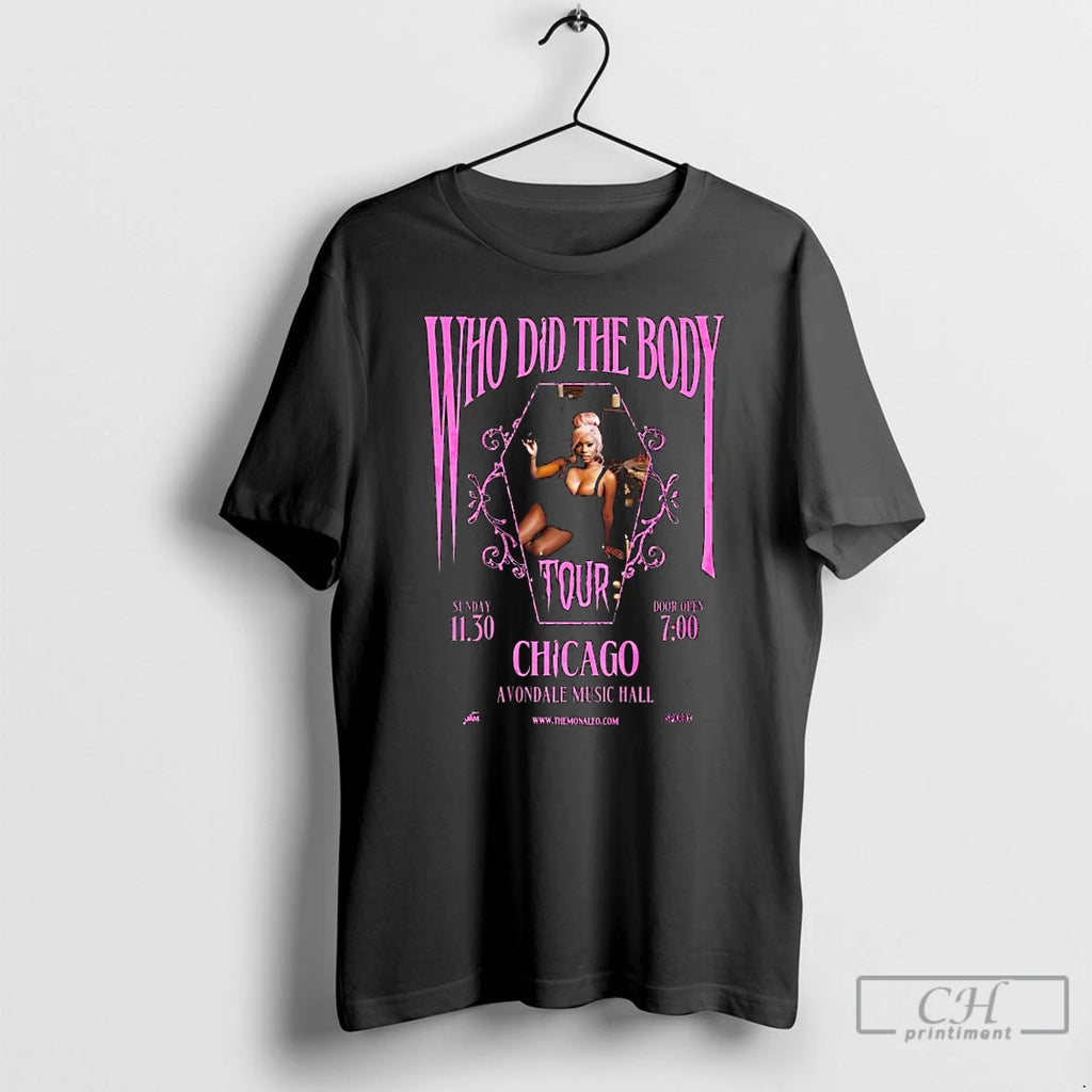 Premium Monaleo Who Did The Body Tour 2025 Long Sleve T Shirts
