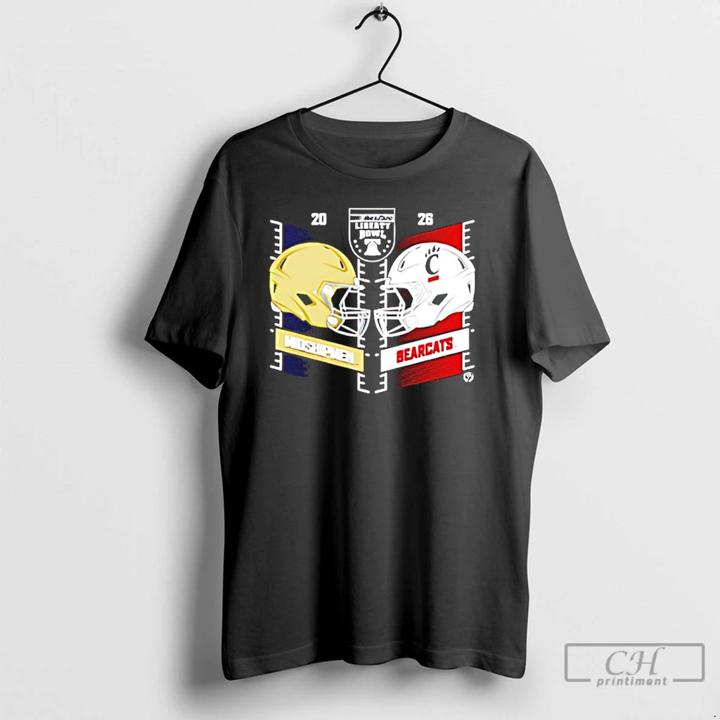 Premium Navy Midshipmen Vs Cincinnati Bearcats 2025 Autozone Liberty Bowl Head To Head T Shirts