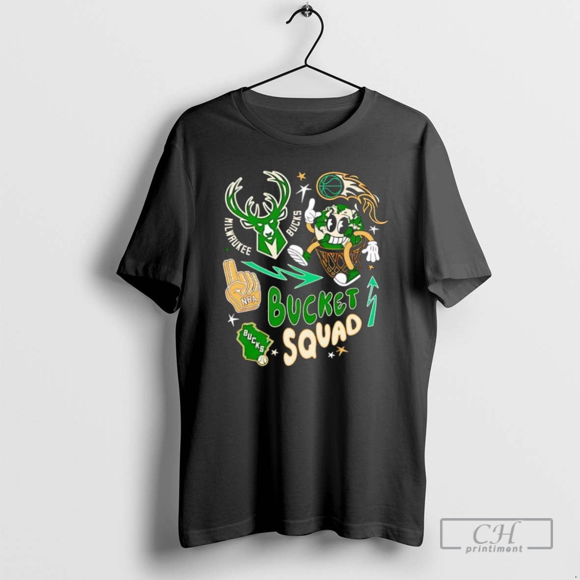 Premium Nba Milwaukee Bucks Buckie Squad Stylish 2025 Shirt Sweater