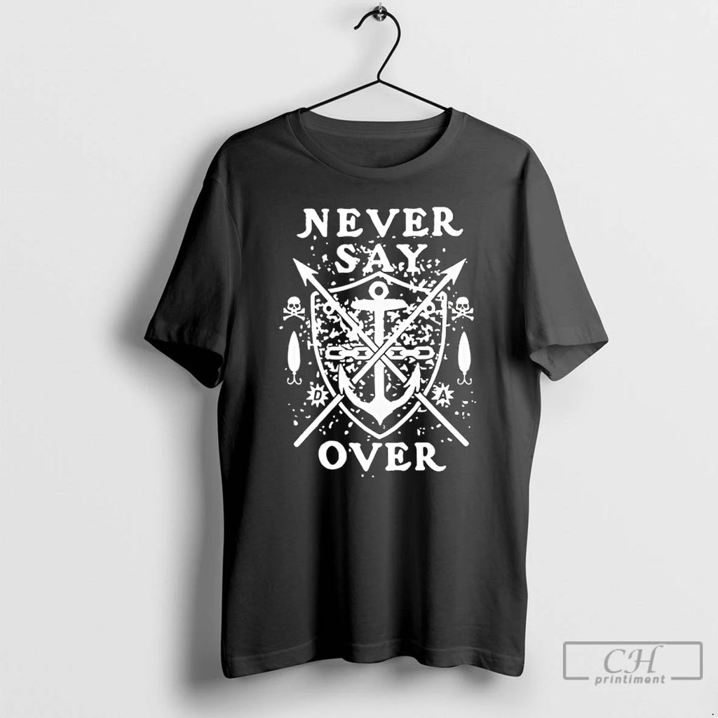 Premium Never Say Over Logo
