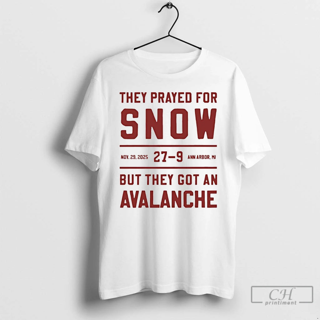 Premium Ohio State 27 9 Michigan They Prayed For Snow But They Got An Avalanche