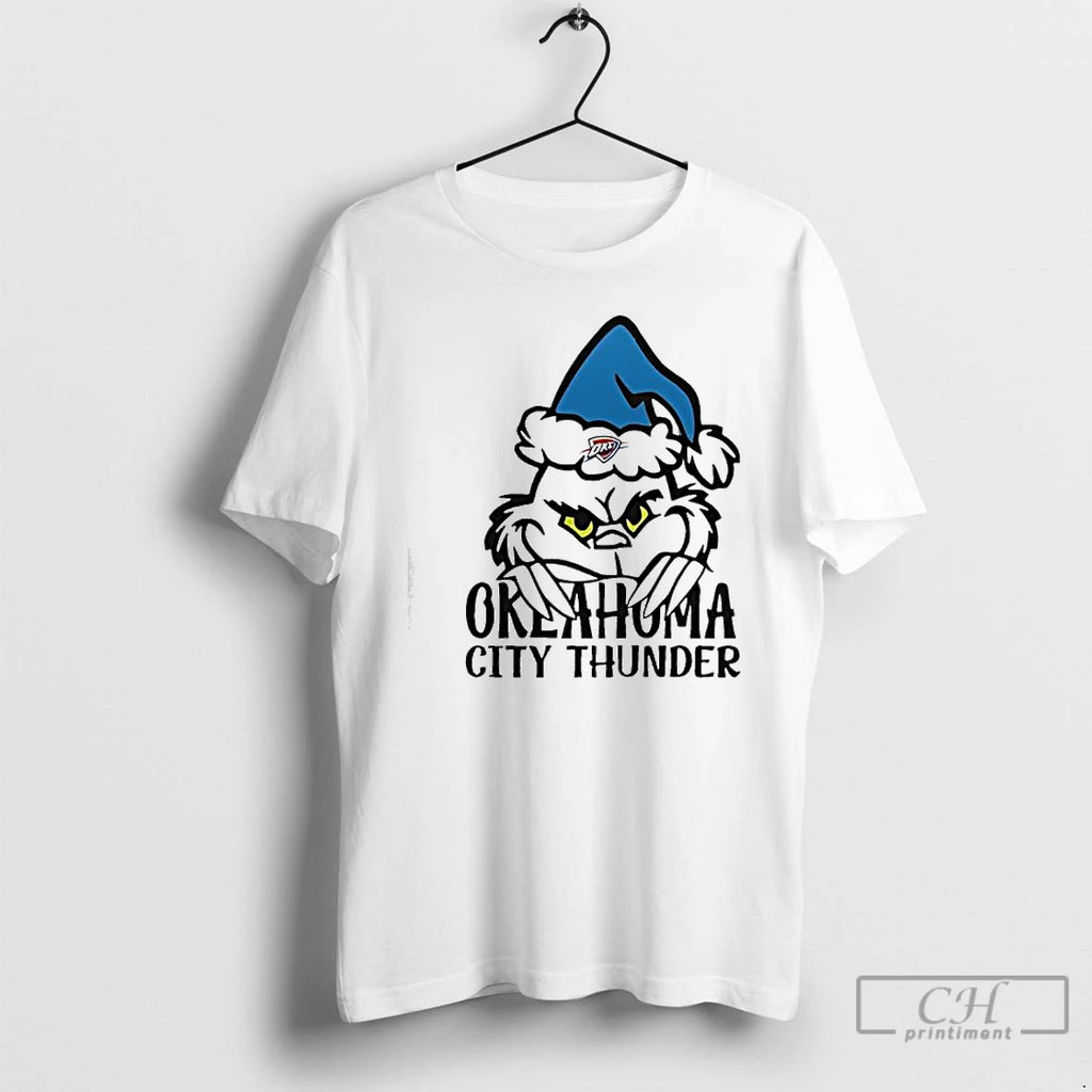 Premium Oklahoma City Thunder Grinch Holiday