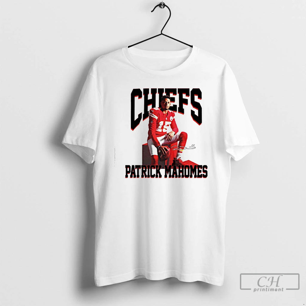 Premium Patrick Mahomes Kansas City Chiefs Football Signature T Shirts