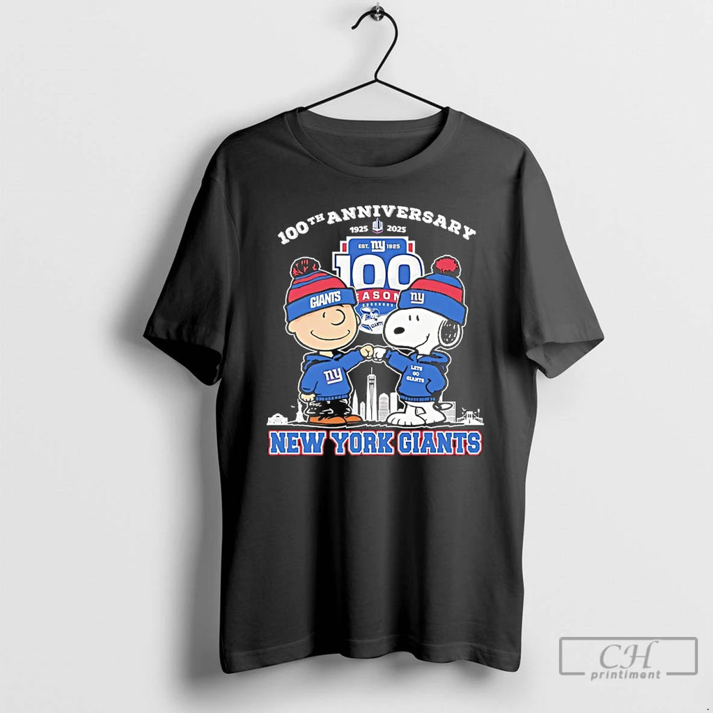 Premium Peanuts X New York Giants 1925 2025 100th Anniversary