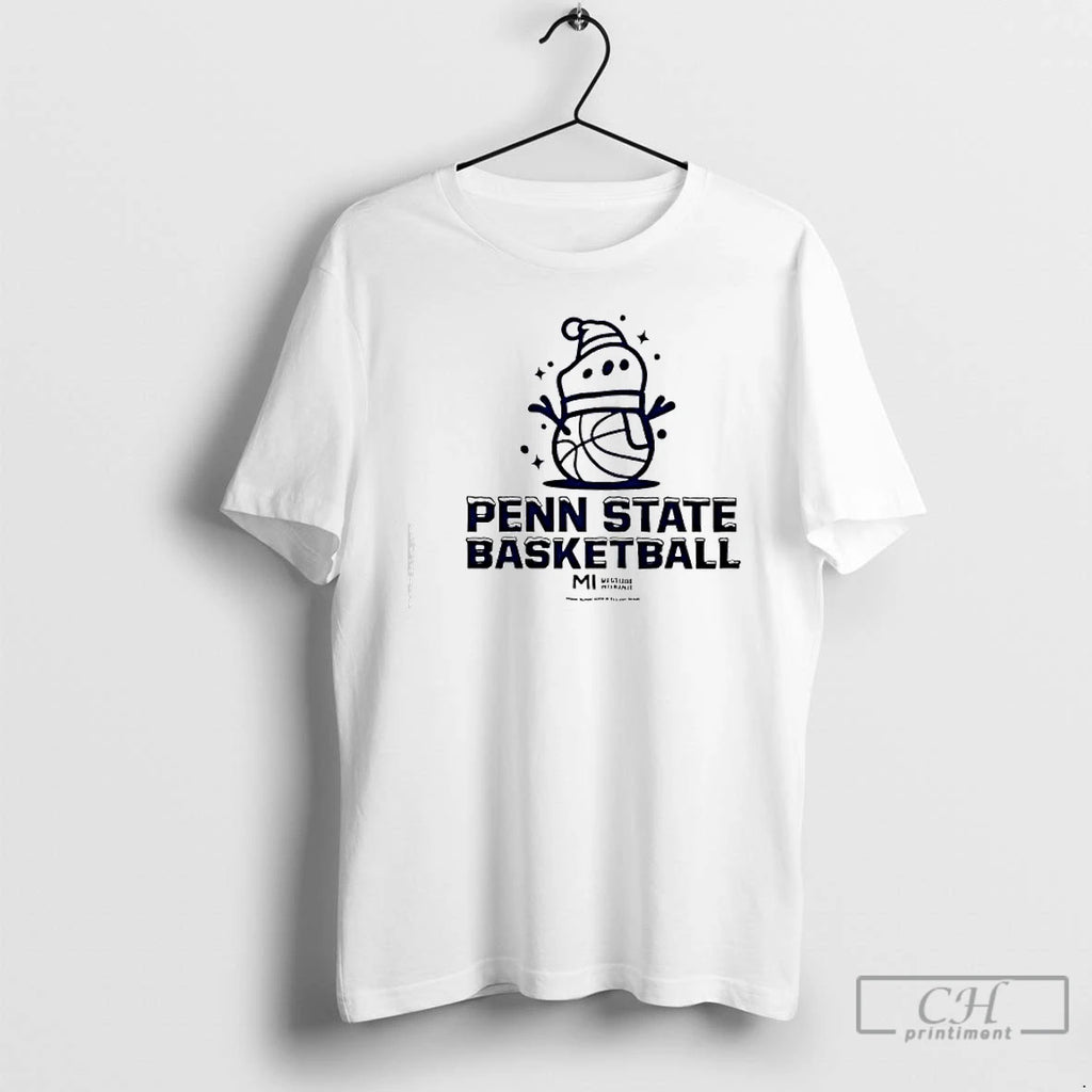 Premium Penn State Basketball Snowman Graphic