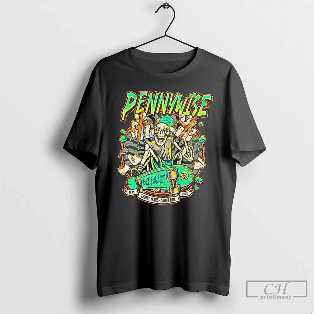 Premium Pennywise About Time 30 Years Anniversary Same Old Story T Shirts