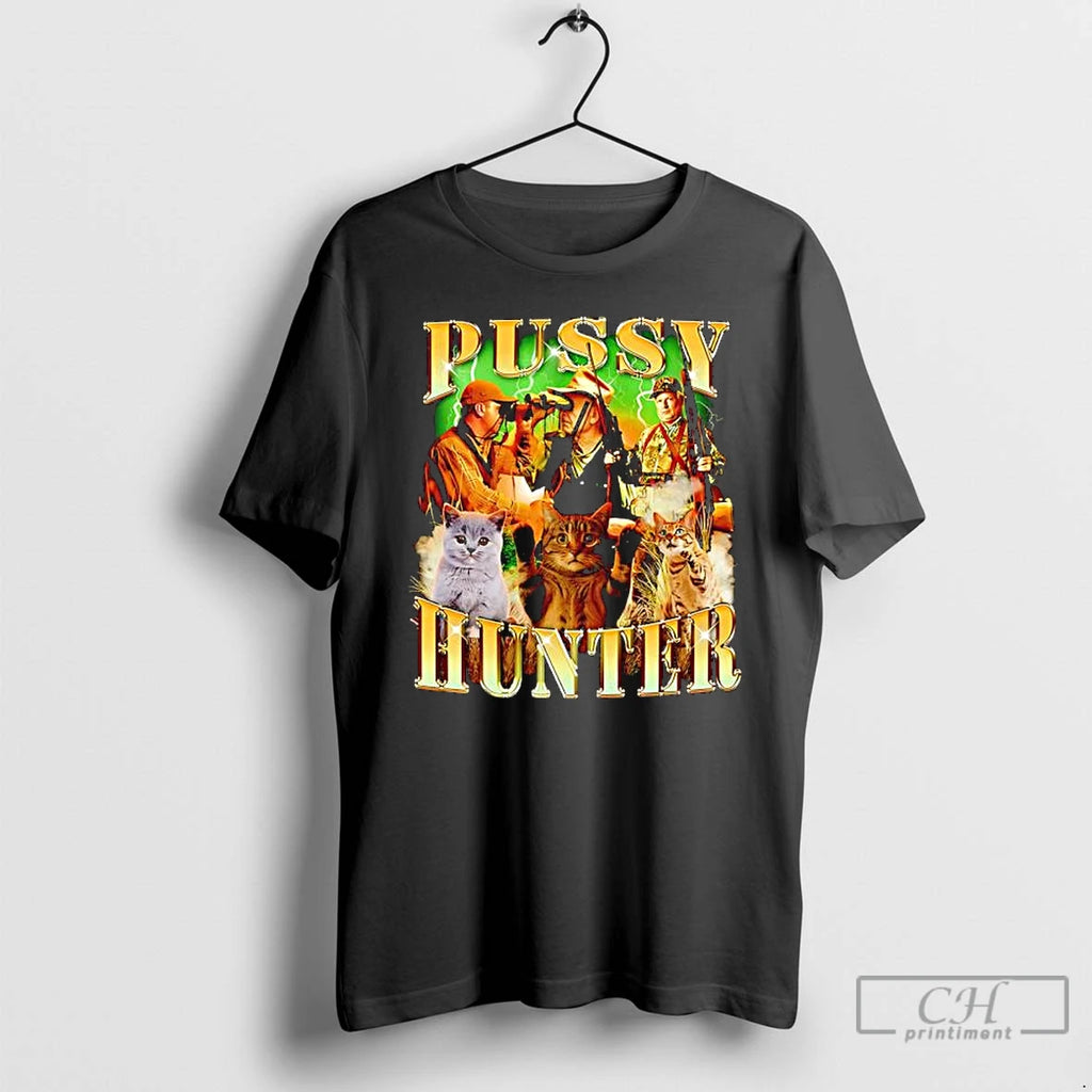 Premium Pussy Hunter Cat Hunter Imagery Graphic