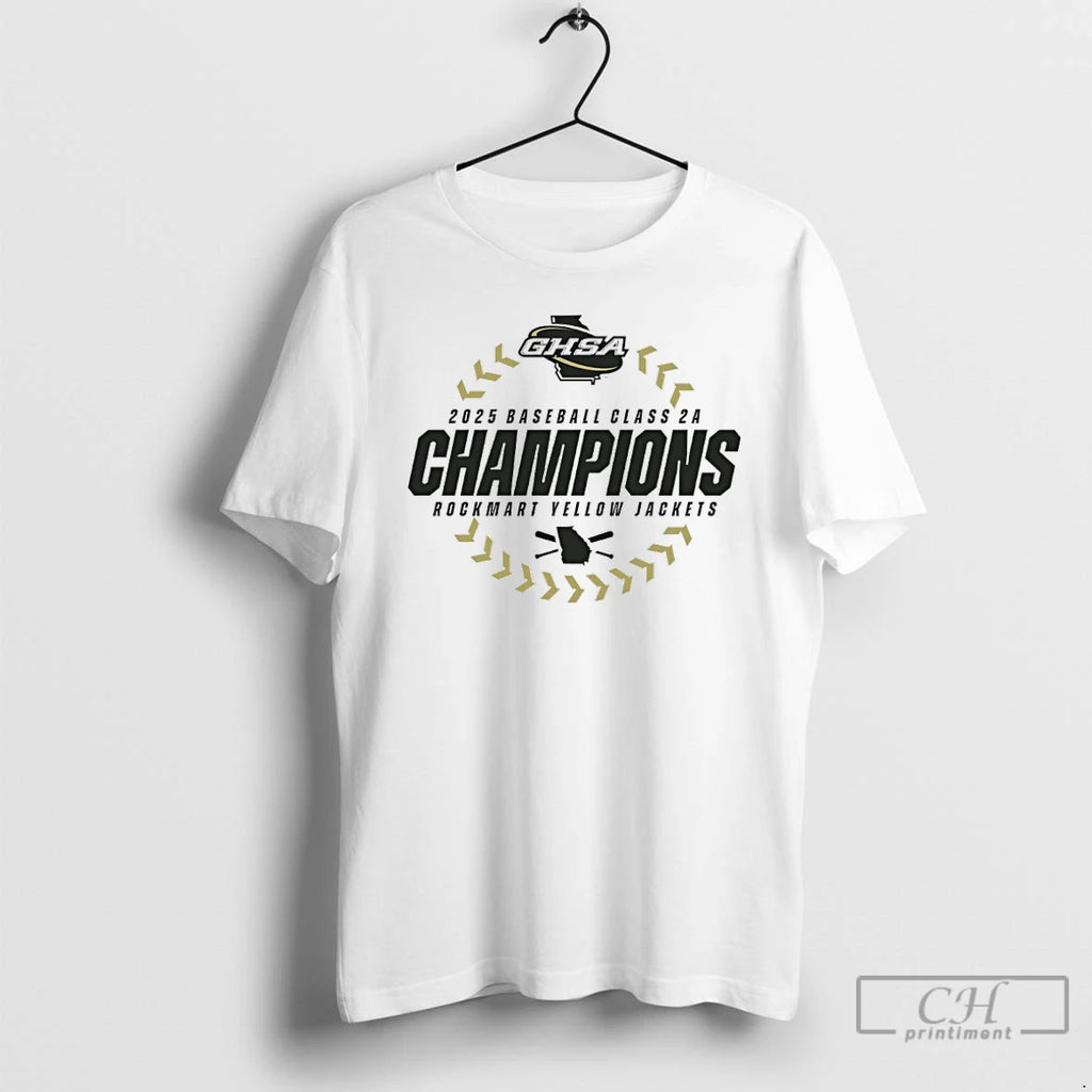 Premium Rockmart Yellow Jackets 2025 Ghsaa Baseball 2a State Champions