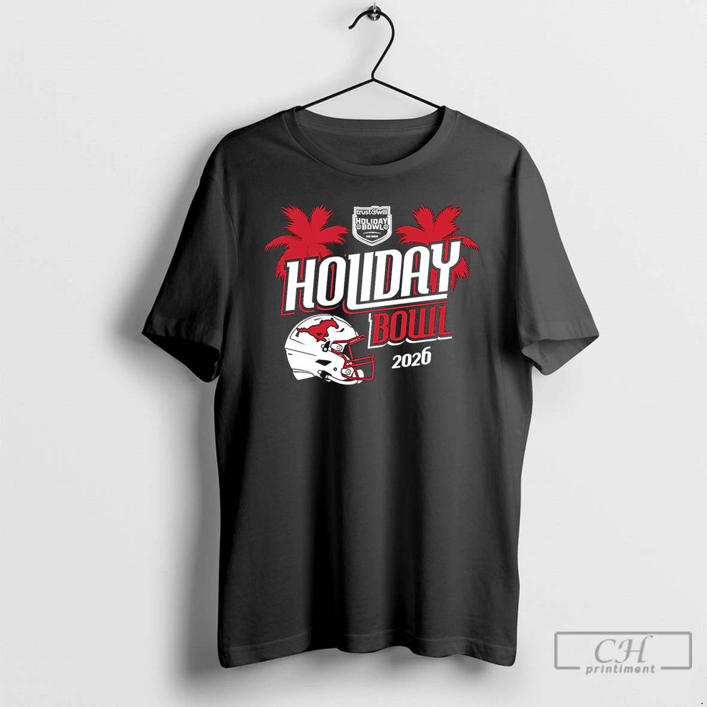 Premium Smu Mustangs 2026 Holiday Bowl Helmet