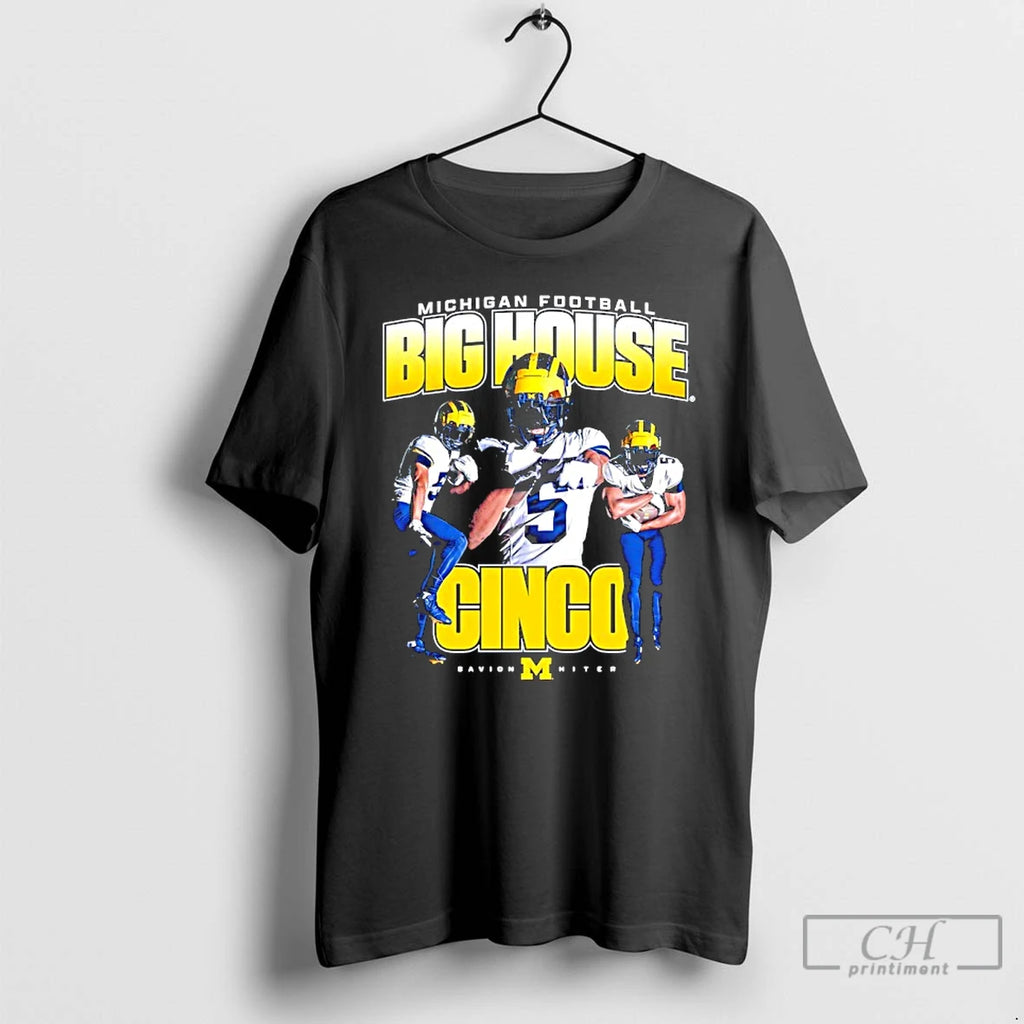 Premium Savion Hiter Big House Cinco Michigan Wolverines Graphic