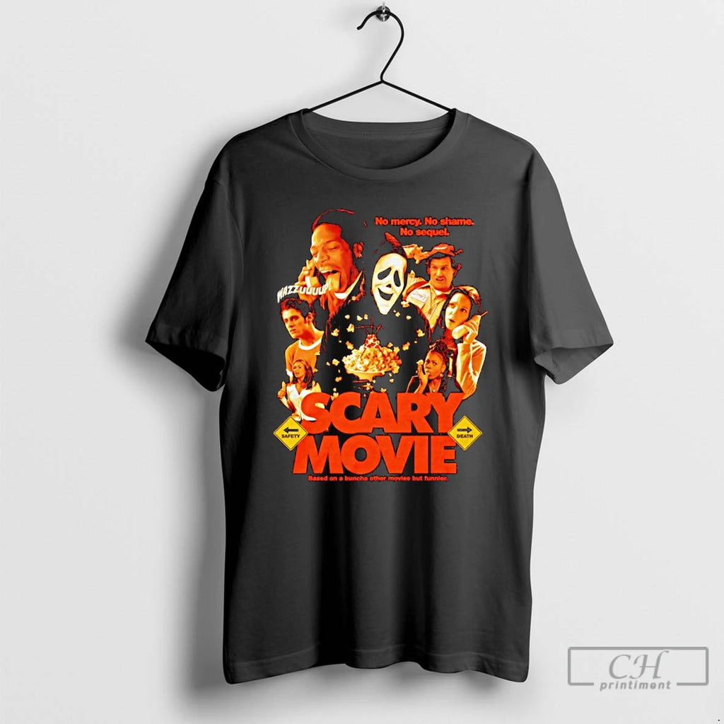 Premium Scary Movie Wazzuuuup No Mercy No Shame No Sequel T Shirts