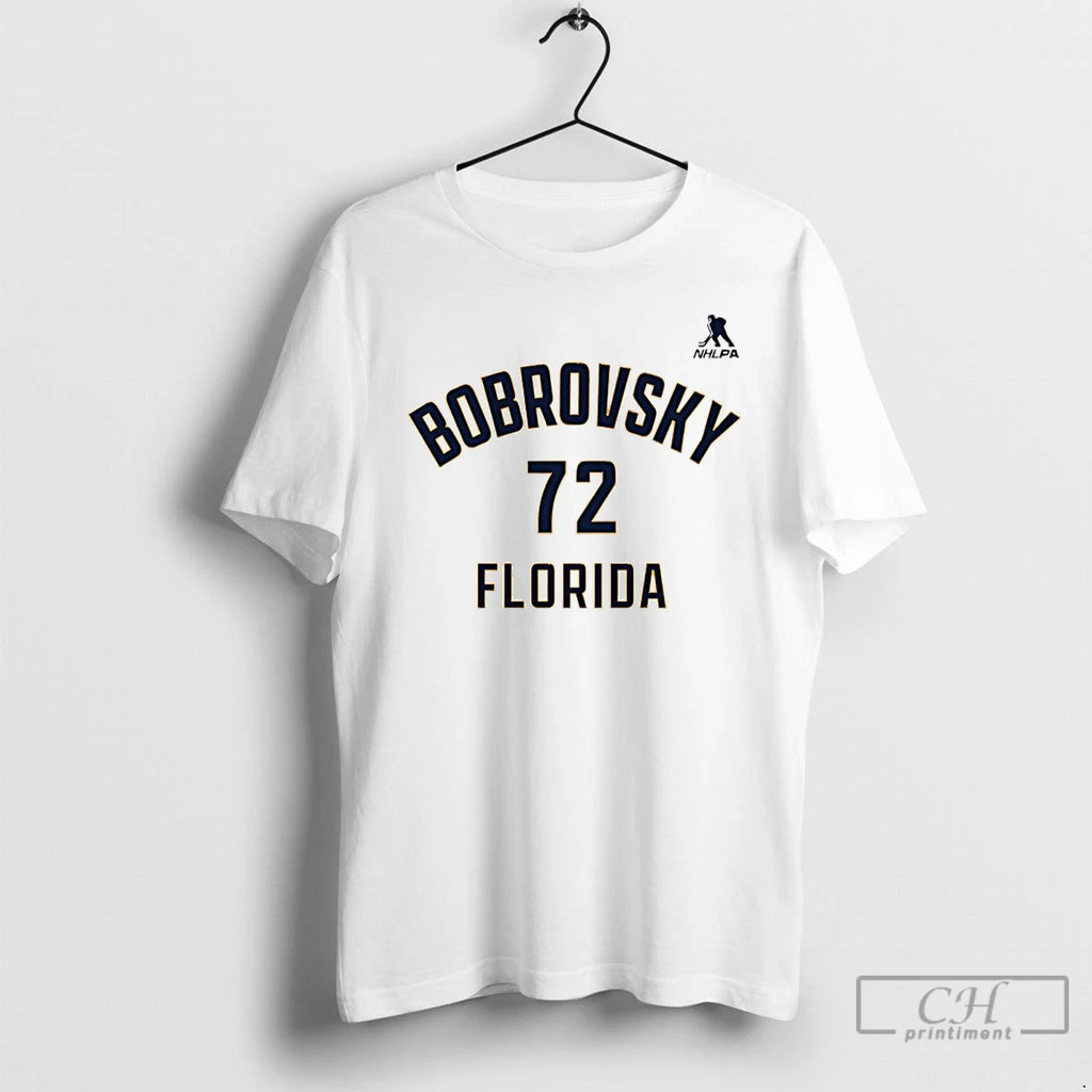 Premium Sergei Bobrovsky 72 Florida Panthers Nhl Player Number And Name