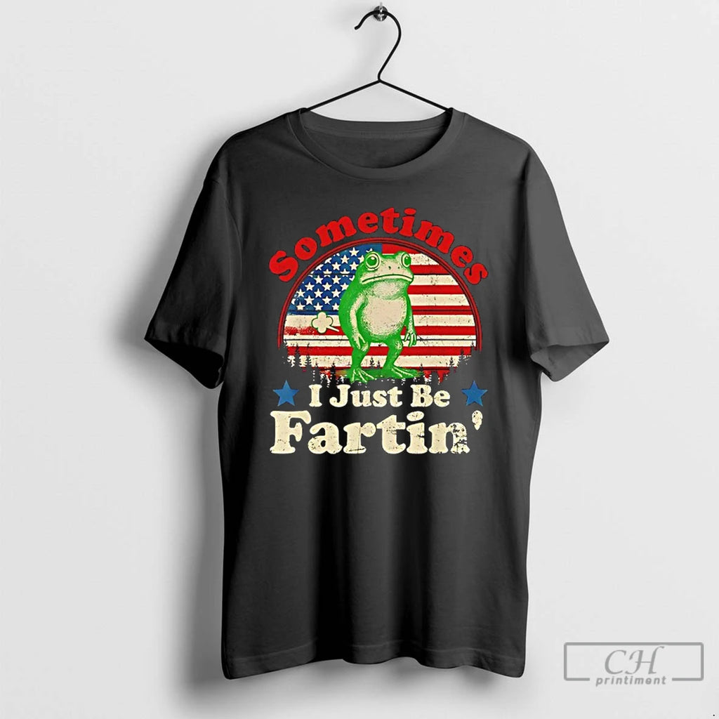 Premium Sometimes I Just Be Fartin Frog Vintage