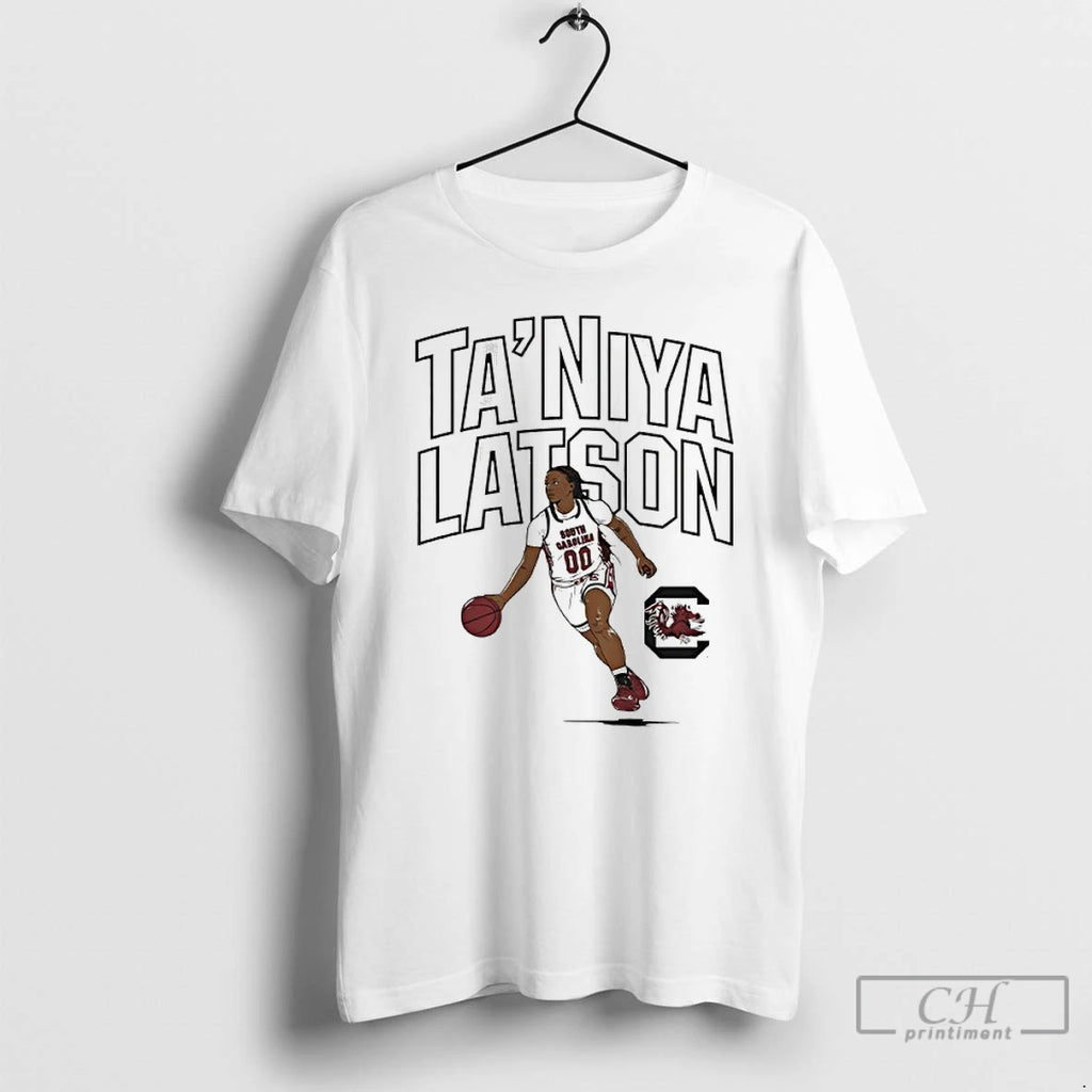 Premium Taniya Latson South Carolina Basketball Player Name Pose