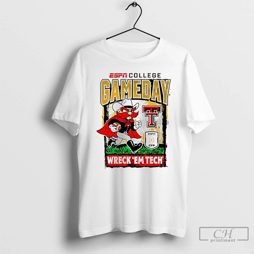 Premium Texas Tech Red Raiders 2025 26 College Football Playoff Gameday Wreck %ce%b3cyem Tech Mascot