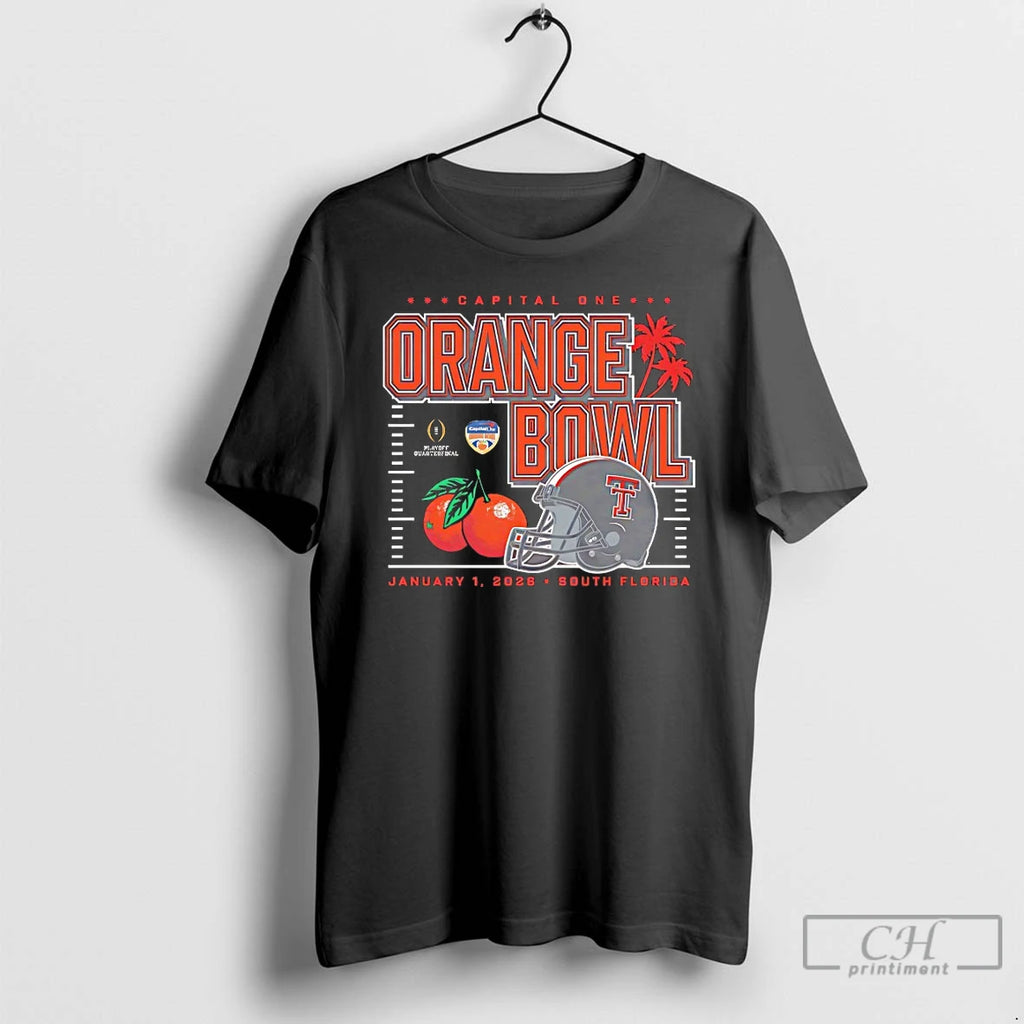 Premium Texas Tech Red Raiders Capitail One Orange Bowl 2026