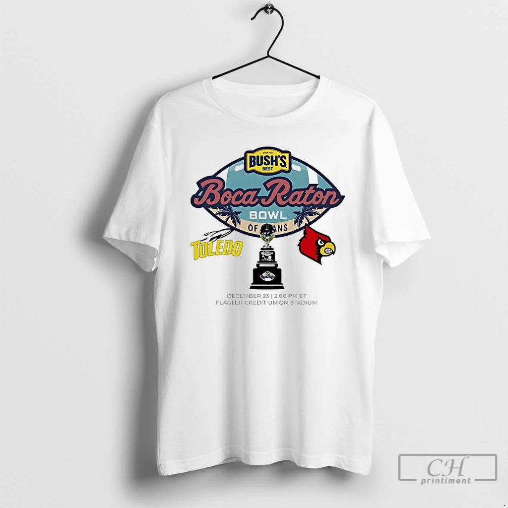 Premium Toledo Rockets Vs Louisville Cardinals 2025 Boca Raton Bowl