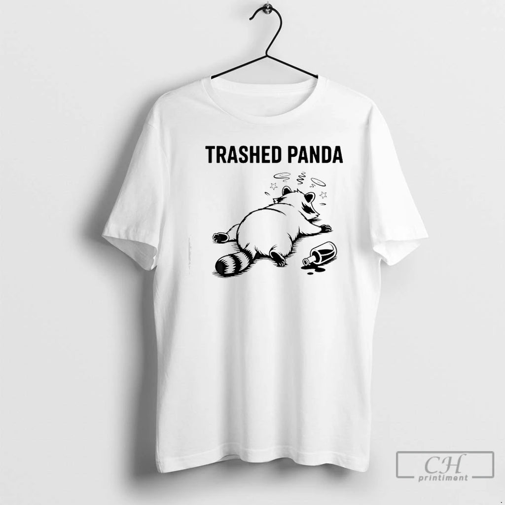 Premium Trashed Panda Drunk Racoon Funny